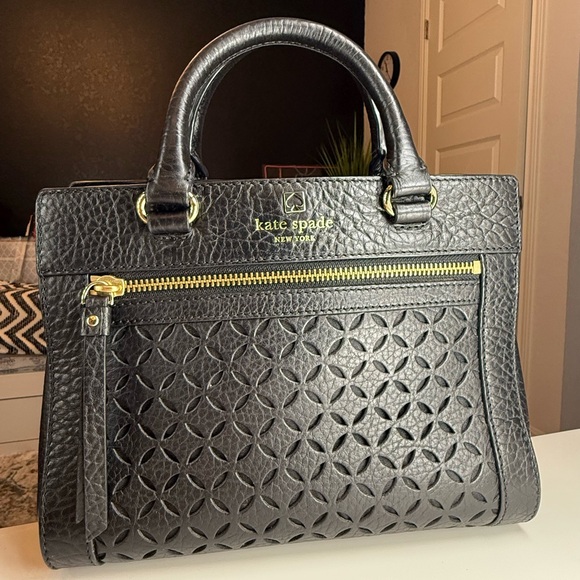 kate spade Handbags - Kate Spade Black Leather Handbag